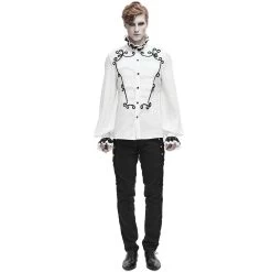 Chemise 'Coffin' En Mousseline Blanche 22 Chemise 'Coffin' En Mousseline Blanche -Magasin De Mode chemise coffin en mousseline blanche 4