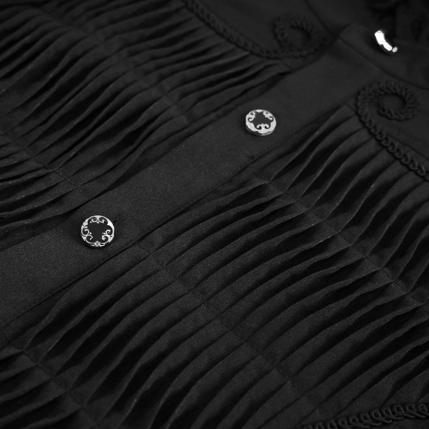 Chemise 'Coffin' En Mousseline Noire 18 Chemise 'Coffin' En Mousseline Noire â Image 16