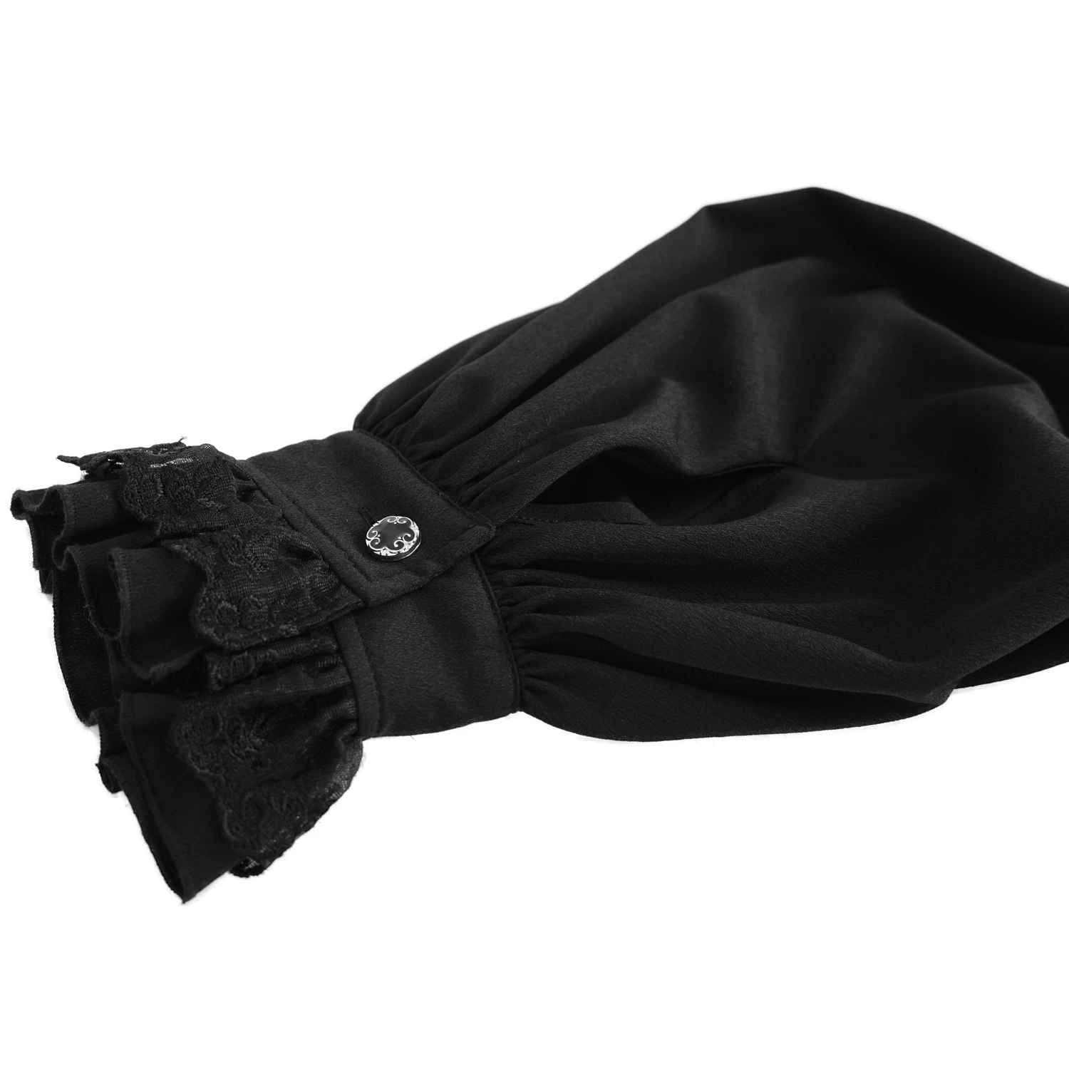 Chemise 'Coffin' En Mousseline Noire 22 Chemise 'Coffin' En Mousseline Noire â Image 20