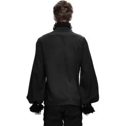 Chemise 'Coffin' En Mousseline Noire 24 Chemise 'Coffin' En Mousseline Noire -Magasin De Mode chemise coffin en mousseline noire 2