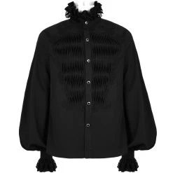 Chemise 'Coffin' En Mousseline Noire