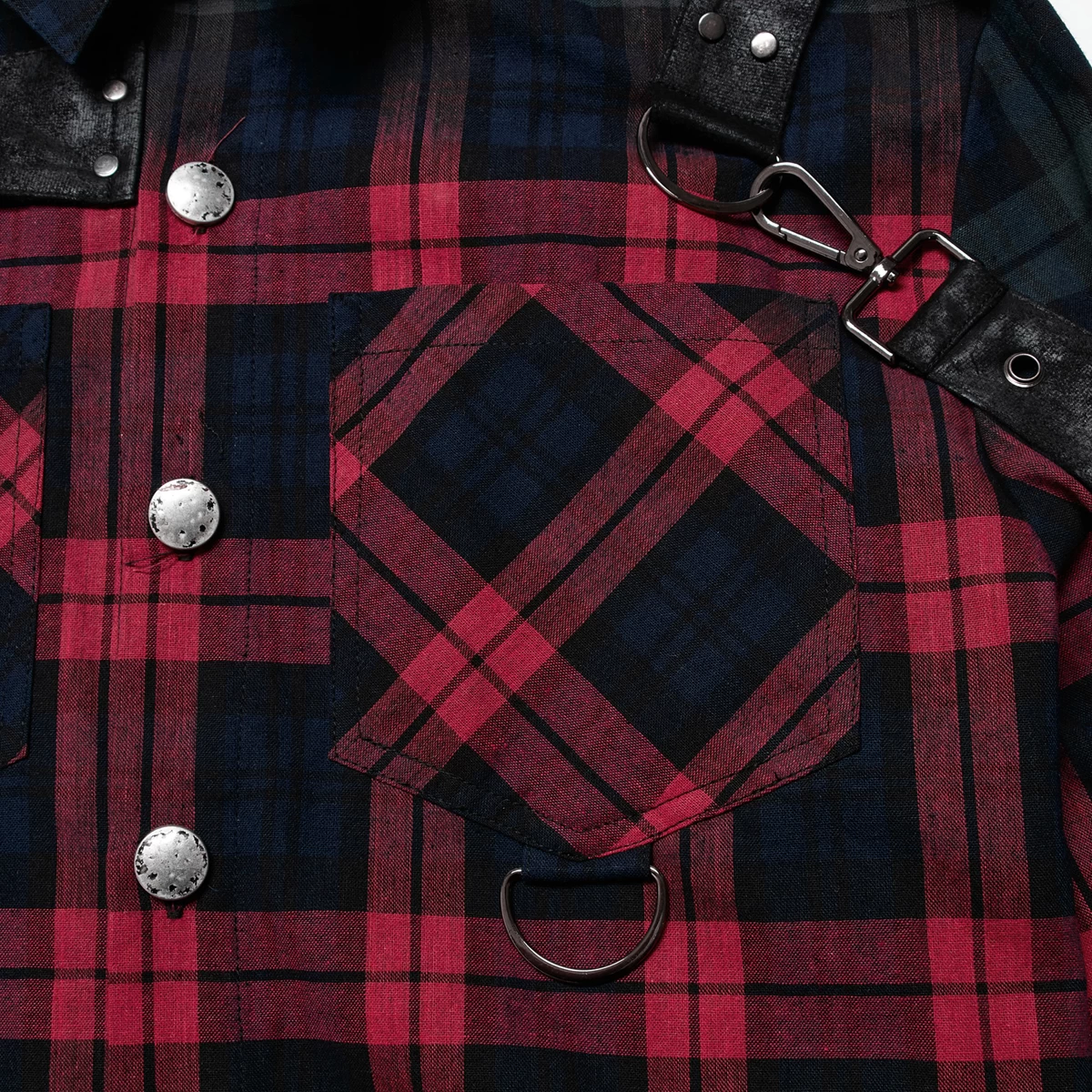 Chemise 'Color Plaid' En Tartan Rouge Et Vert 15 Chemise 'Color Plaid' En Tartan Rouge Et Vert – Image 13