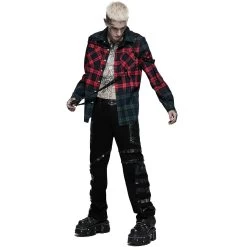 Chemise 'Color Plaid' En Tartan Rouge Et Vert 24 Chemise 'Color Plaid' En Tartan Rouge Et Vert -Magasin De Mode chemise color plaid en tartan rouge et vert 4