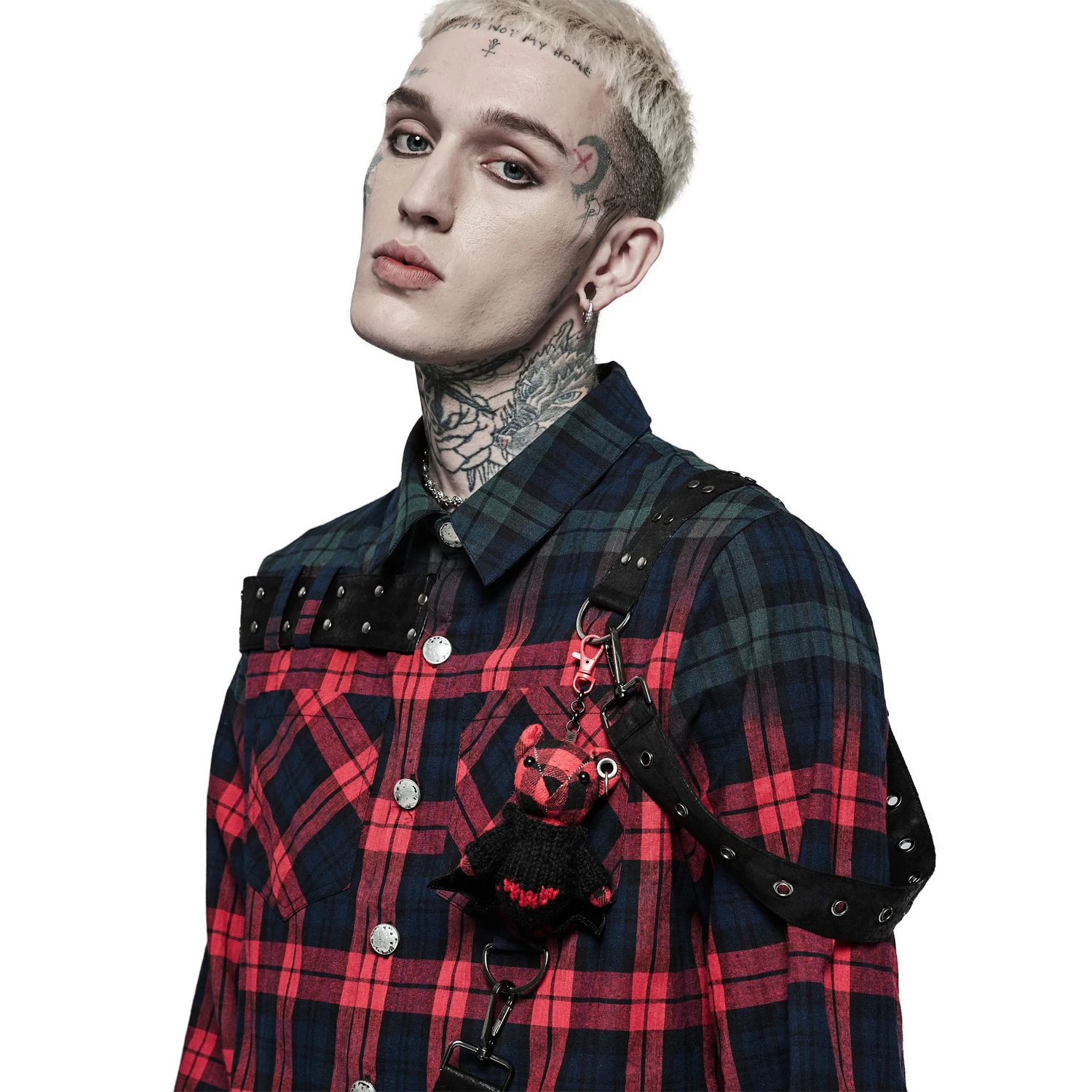 Chemise 'Color Plaid' En Tartan Rouge Et Vert 10 Chemise 'Color Plaid' En Tartan Rouge Et Vert – Image 8