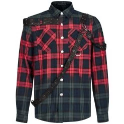 Chemise 'Color Plaid' En Tartan Rouge Et Vert 28 Chemise 'Color Plaid' En Tartan Rouge Et Vert -Magasin De Mode chemise color plaid en tartan rouge et vert 8