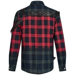 Chemise 'Color Plaid' En Tartan Rouge Et Vert 29 Chemise 'Color Plaid' En Tartan Rouge Et Vert -Magasin De Mode chemise color plaid en tartan rouge et vert 9