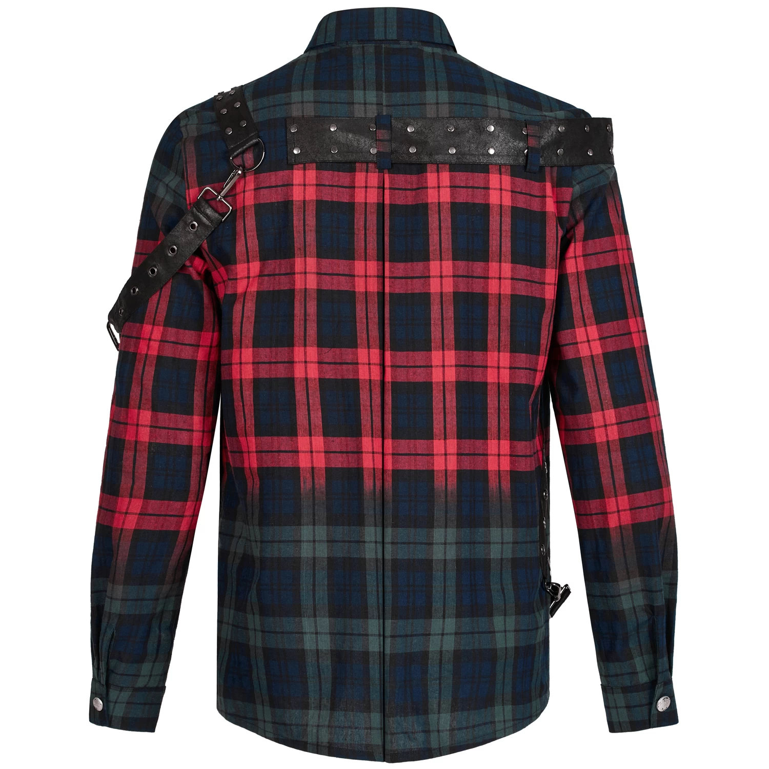 Chemise 'Color Plaid' En Tartan Rouge Et Vert 12 Chemise 'Color Plaid' En Tartan Rouge Et Vert – Image 10