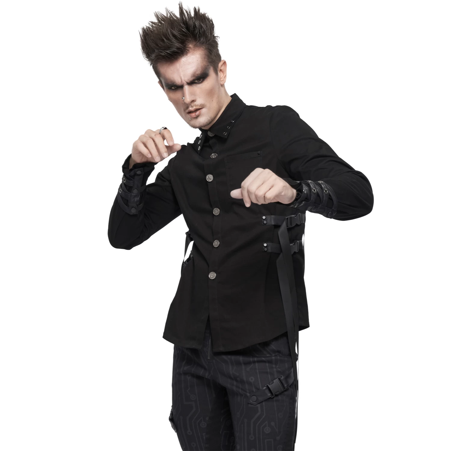 Chemise 'Cryock' Noire 4 Chemise 'Cryock' Noire – Image 2