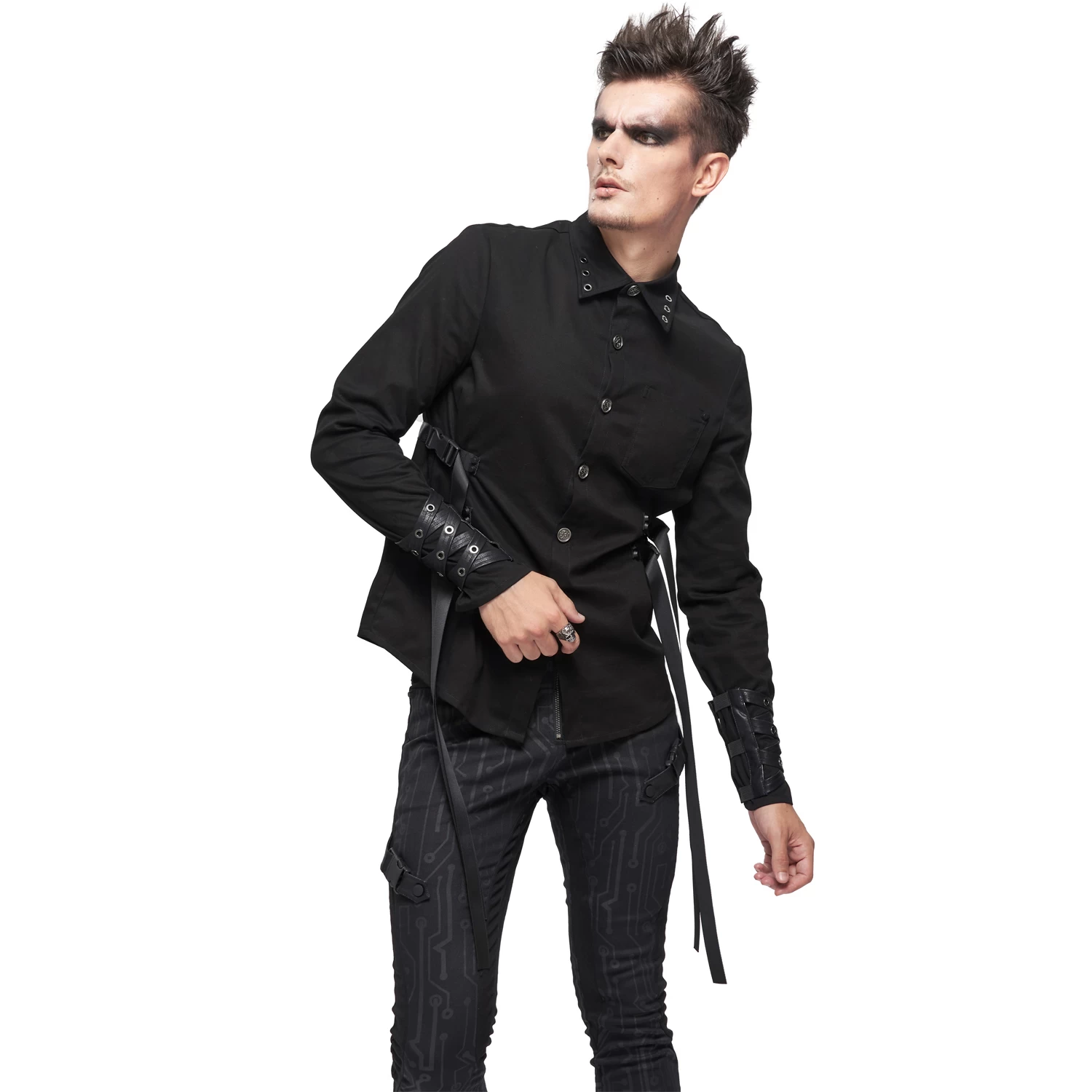 Chemise 'Cryock' Noire 7 Chemise 'Cryock' Noire – Image 5