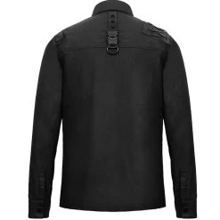 Chemise 'Cyberpunk' Noire 34 Chemise 'Cyberpunk' Noire -Magasin De Mode chemise cyberpunk noire 12