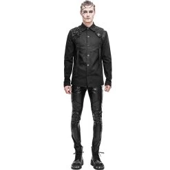 Chemise 'Cyberpunk' Noire 28 Chemise 'Cyberpunk' Noire -Magasin De Mode chemise cyberpunk noire 6