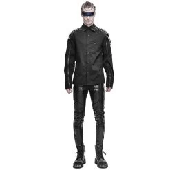 Chemise 'Cyberpunk' Noire 31 Chemise 'Cyberpunk' Noire -Magasin De Mode chemise cyberpunk noire 9