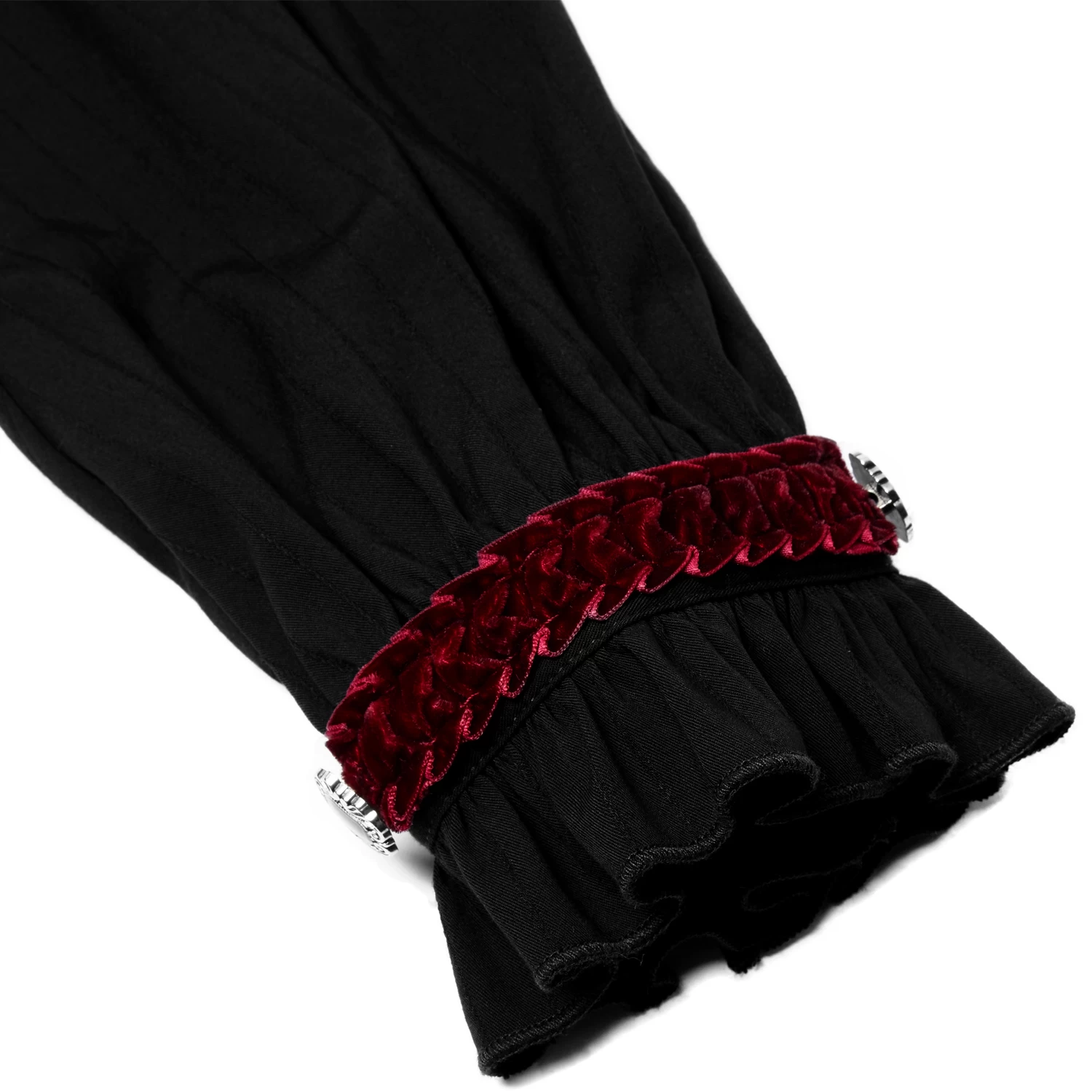 Chemise 'Desmond' Noire Et Bordeaux 17 Chemise 'Desmond' Noire Et Bordeaux – Image 15