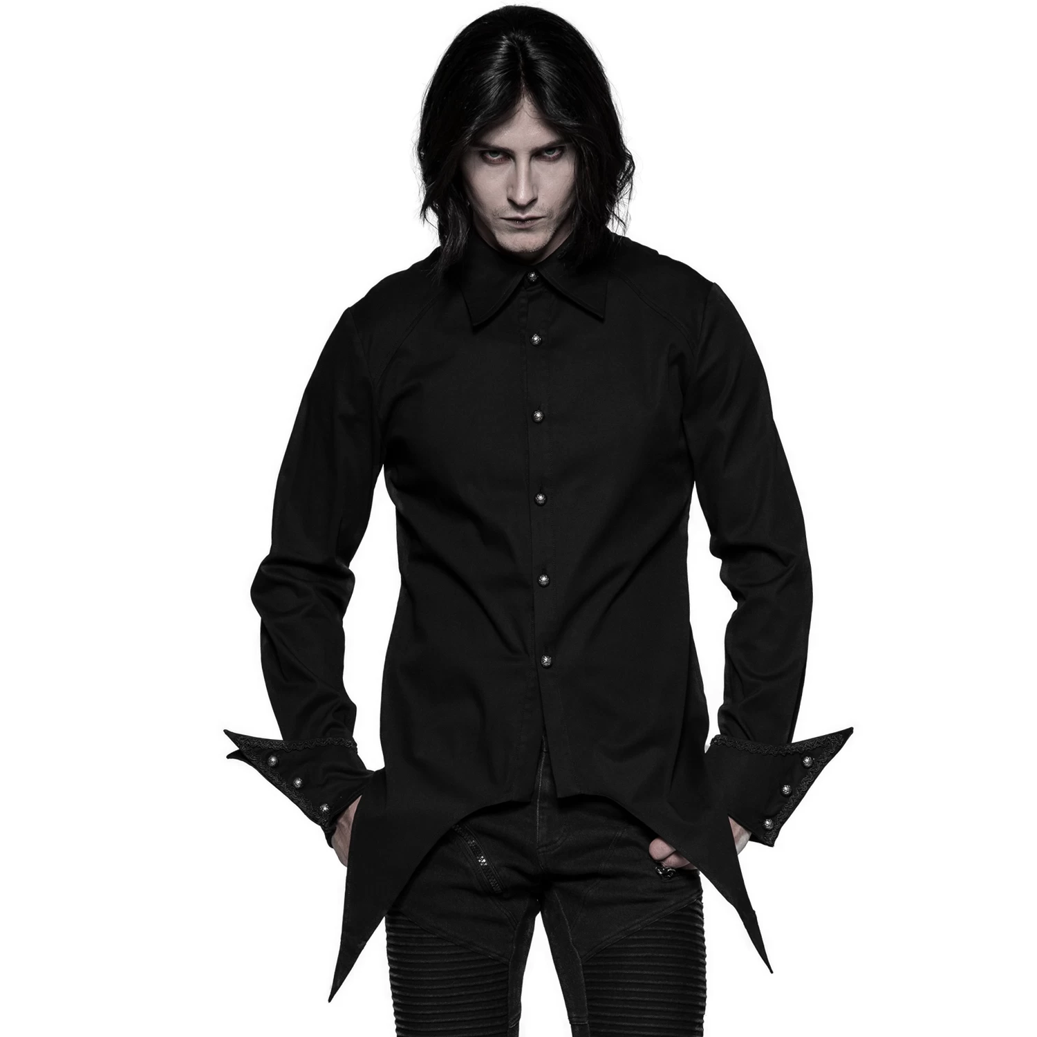 Chemise 'Gangrel' Noire 4 Chemise 'Gangrel' Noire – Image 2