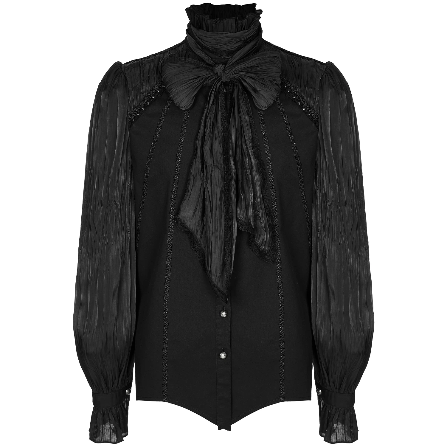 Chemise 'Goth Cage' Noire 16 Chemise 'Goth Cage' Noire – Image 14