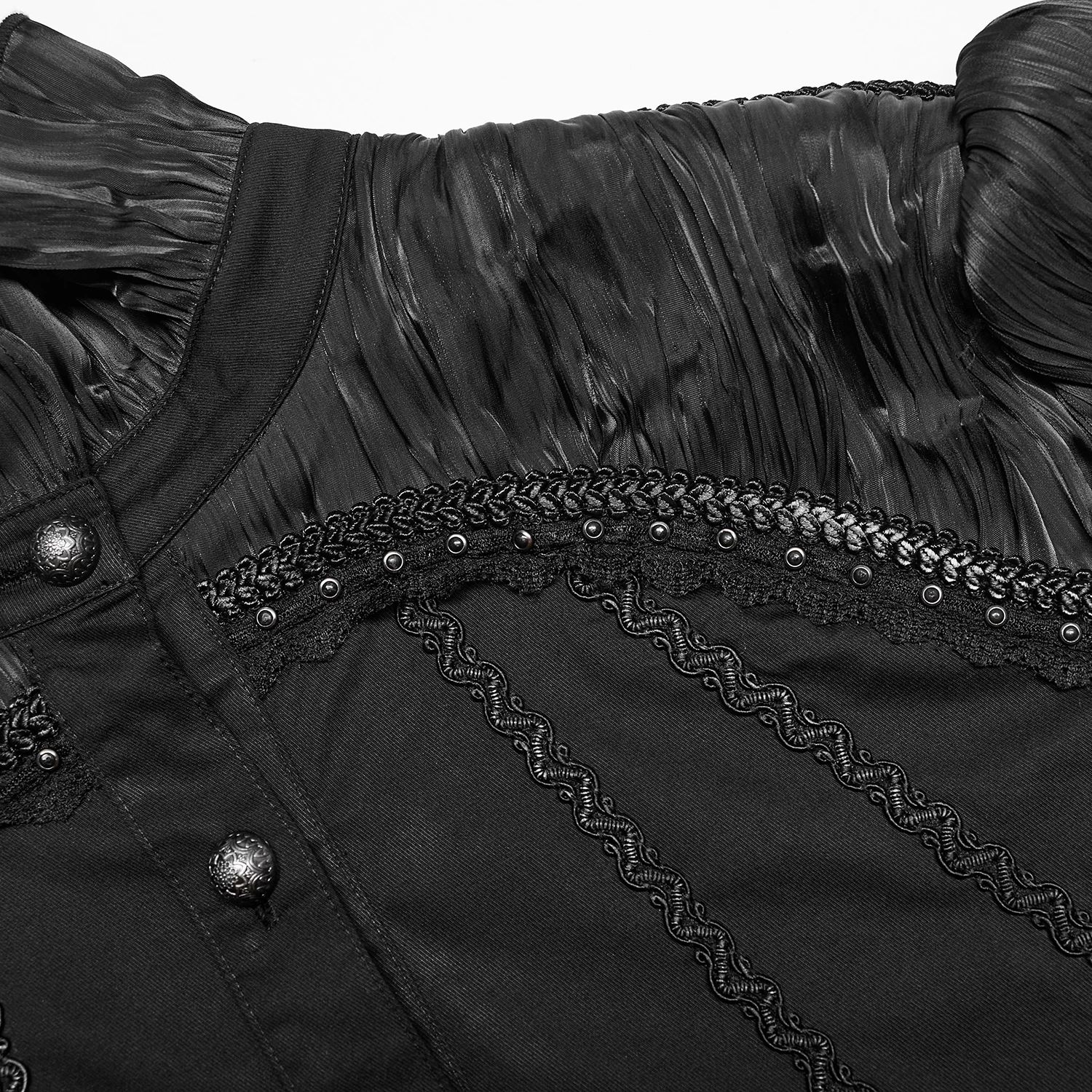 Chemise 'Goth Cage' Noire 18 Chemise 'Goth Cage' Noire – Image 16