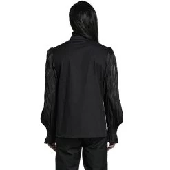 Chemise 'Goth Cage' Noire 22 Chemise 'Goth Cage' Noire -Magasin De Mode chemise goth cage noire 2