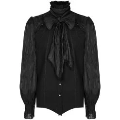 Chemise 'Goth Cage' Noire