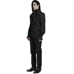 Chemise 'Goth Cage' Noire 27 Chemise 'Goth Cage' Noire -Magasin De Mode chemise goth cage noire 7