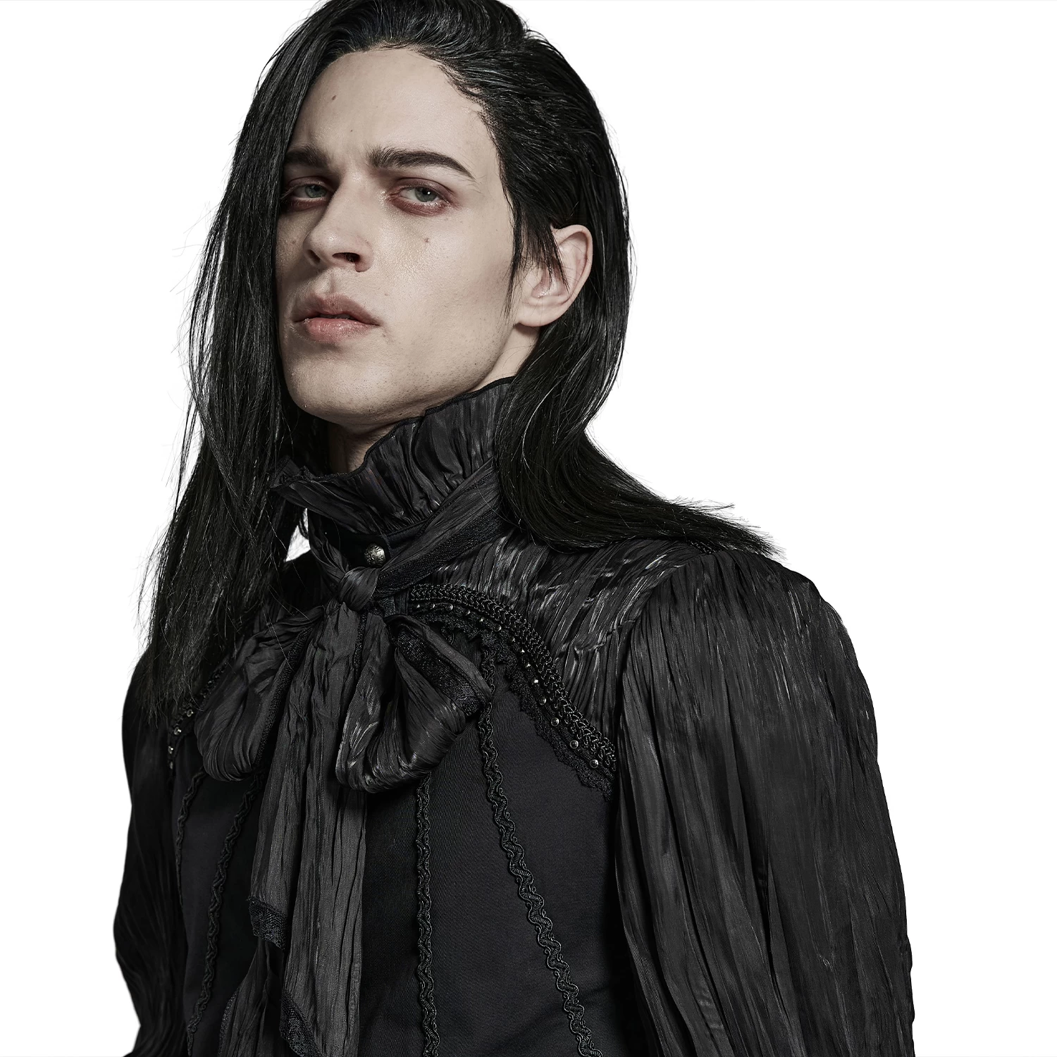 Chemise 'Goth Cage' Noire 12 Chemise 'Goth Cage' Noire – Image 10