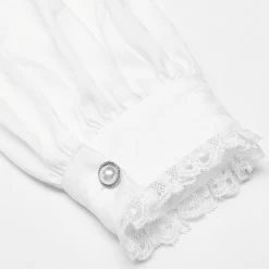 Chemise 'Gothic Dragon' Blanche -Magasin De Mode chemise gothic dragon blanche 11