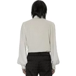 Chemise 'Gothic Dragon' Blanche -Magasin De Mode chemise gothic dragon blanche 2