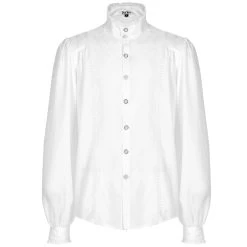 Chemise 'Gothic Dragon' Blanche -Magasin De Mode chemise gothic dragon blanche 6