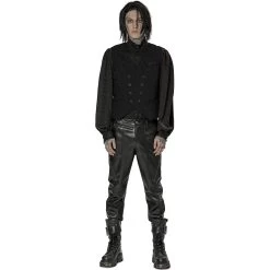 Chemise 'Gothic Dragon' Noire -Magasin De Mode chemise gothic dragon noire 4