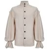 Chemise 'Ishmael' Blanc Cassé -Magasin De Mode chemise ishmael blanc casse