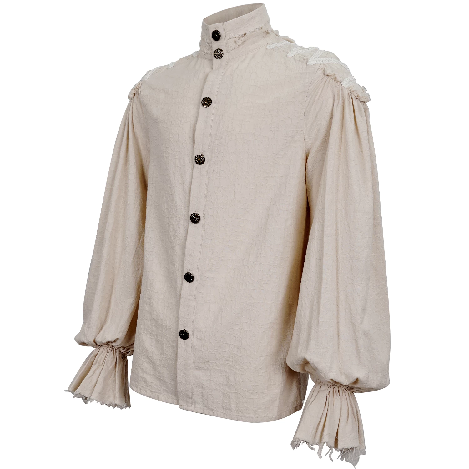 Chemise 'Ishmael' Blanc Cassé 5 Chemise 'Ishmael' Blanc Cassé – Image 3