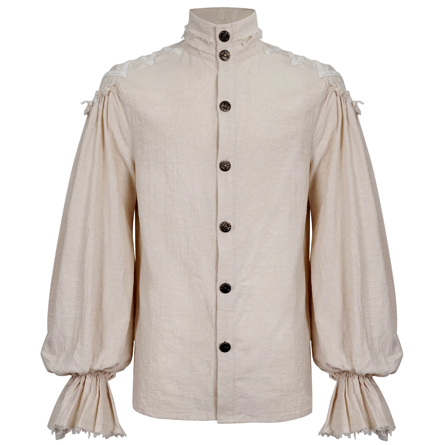 Chemise 'Ishmael' Blanc Cassé 3 Chemise 'Ishmael' Blanc Cassé