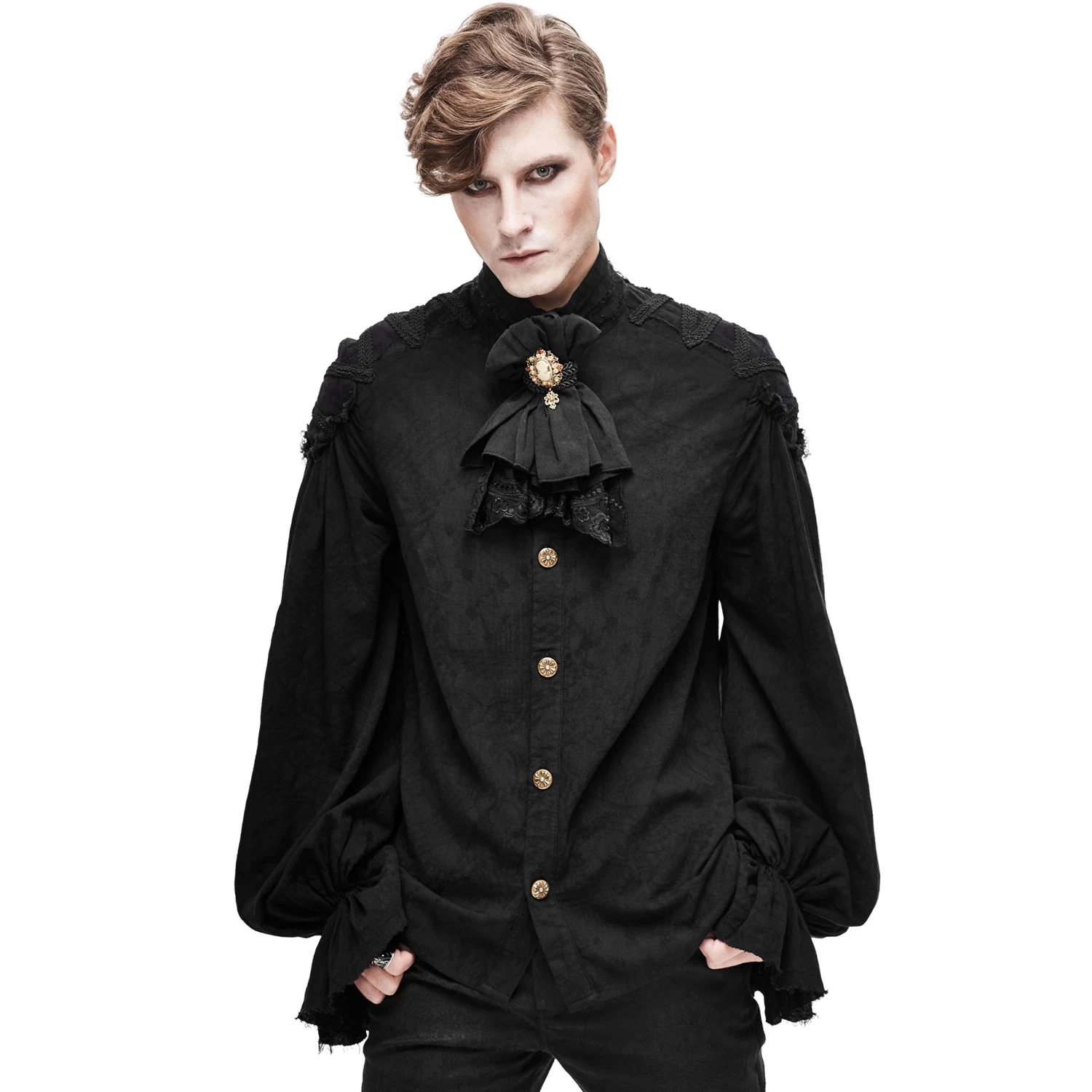 Chemise 'Ishmael' Noire 7 Chemise 'Ishmael' Noire – Image 5