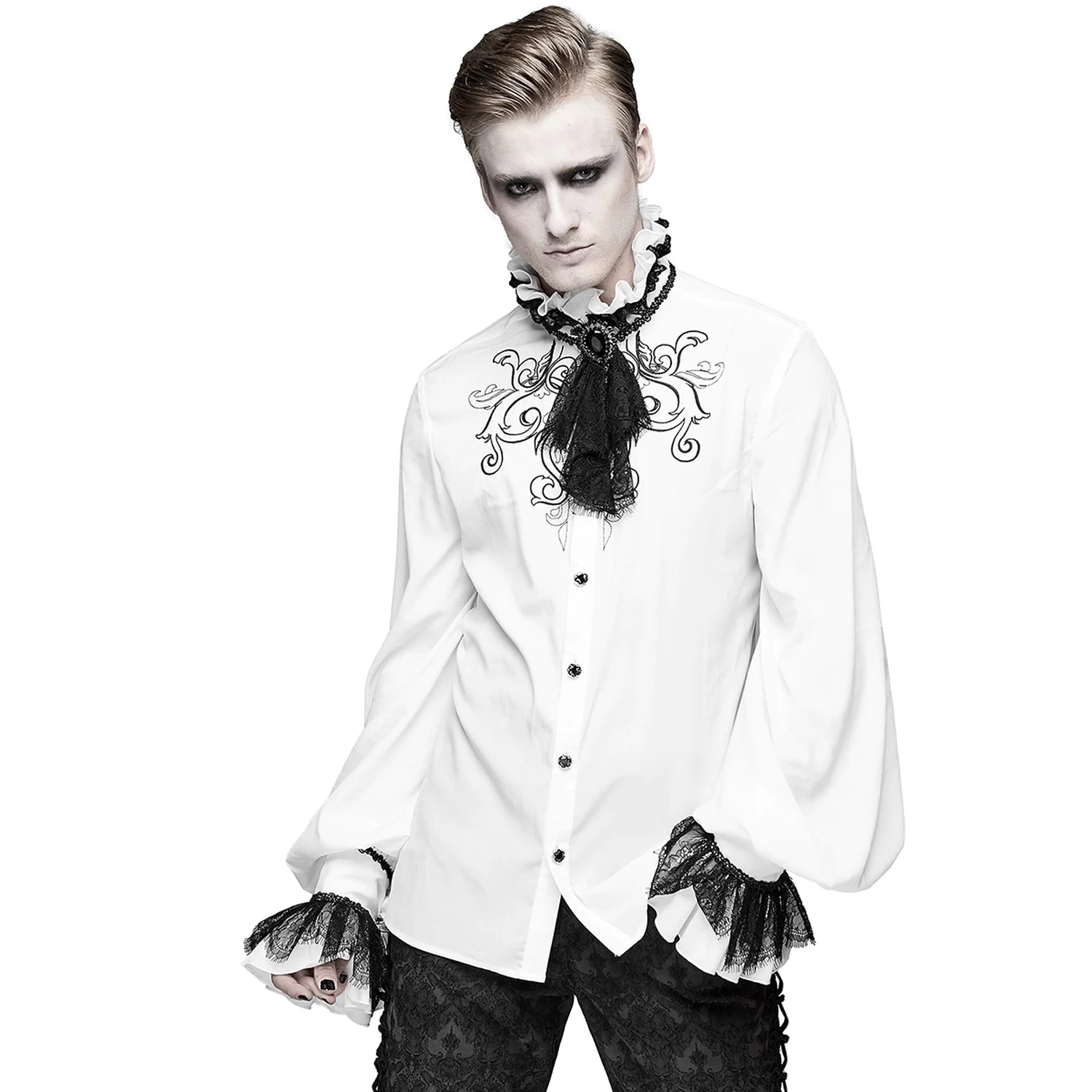 Chemise 'McArthy' Blanche 4 Chemise 'McArthy' Blanche â Image 2