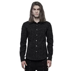 Chemise 'Morpheus' Noire -Magasin De Mode chemise morpheus noire 1