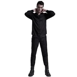 Chemise 'Nephilim' Noire -Magasin De Mode chemise nephilim noire 10