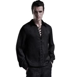 Chemise 'Nephilim' Noire -Magasin De Mode chemise nephilim noire 4