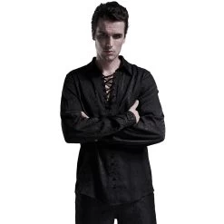 Chemise 'Nephilim' Noire -Magasin De Mode chemise nephilim noire 7