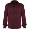 Chemise 'Nephilim' Rouge -Magasin De Mode chemise nephilim rouge