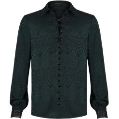 Chemise 'Nephilim' Verte -Magasin De Mode chemise nephilim verte 12