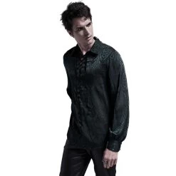 Chemise 'Nephilim' Verte -Magasin De Mode chemise nephilim verte 3