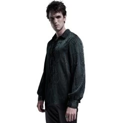 Chemise 'Nephilim' Verte -Magasin De Mode chemise nephilim verte 4
