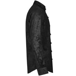 Chemise 'Nocturn' En Brocard Noire 18 Chemise 'Nocturn' En Brocard Noire -Magasin De Mode chemise nocturn en brocard noire 6