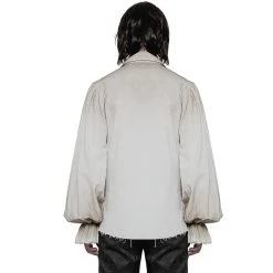 Chemise 'Orthodox Goth' Blanc Cassé 15 Chemise 'Orthodox Goth' Blanc Cassé -Magasin De Mode chemise orthodox goth blanc casse 2