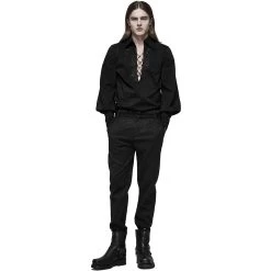 Chemise 'Royal Vampire' Noire -Magasin De Mode chemise royal vampire noire 10