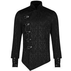 Chemise 'Sinamore' En Brocard Noire