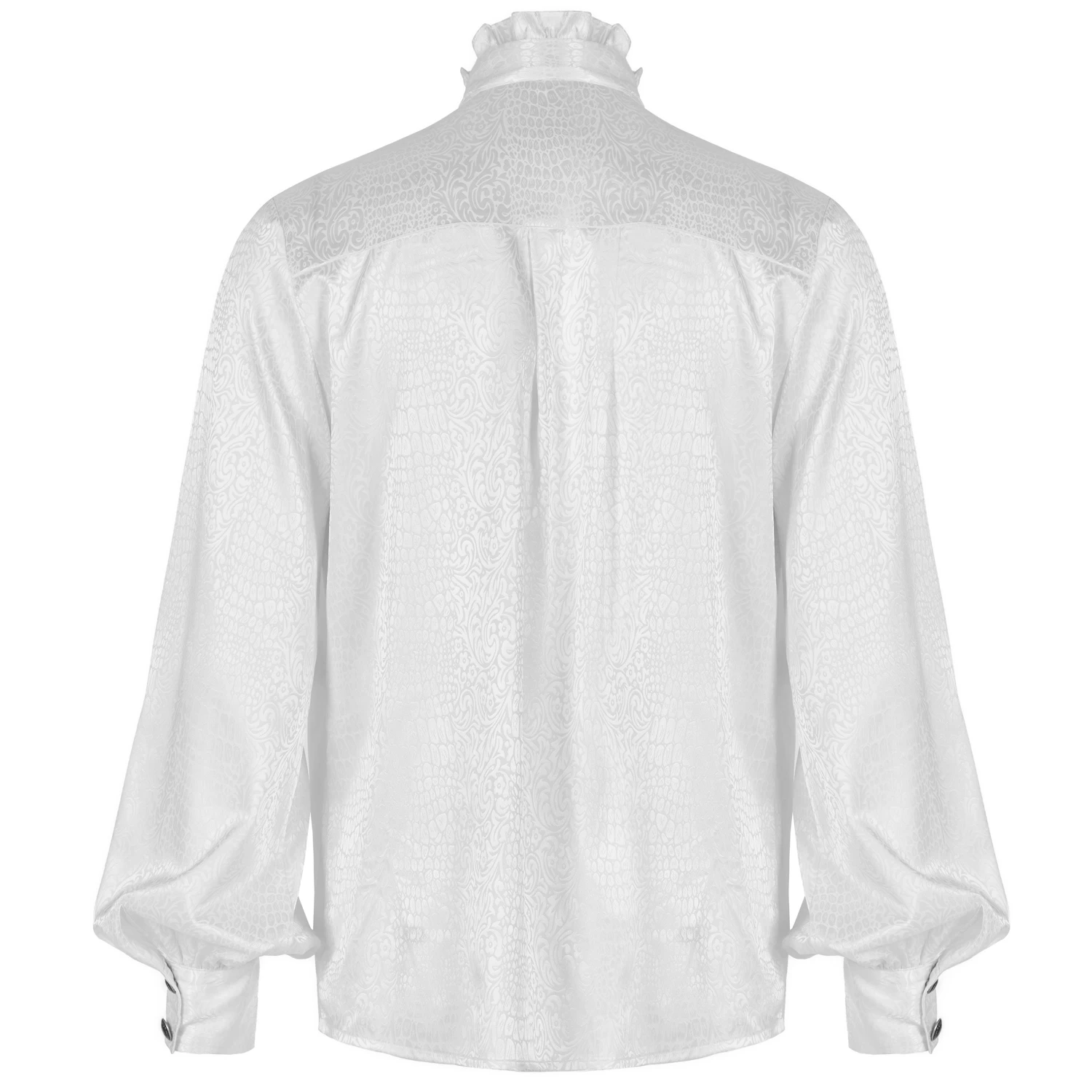 Chemise 'Valerian' En Jacquard Blanche 15 Chemise 'Valerian' En Jacquard Blanche – Image 13