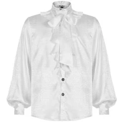 Chemise 'Valerian' En Jacquard Blanche 34 Chemise 'Valerian' En Jacquard Blanche -Magasin De Mode chemise valerian en jacquard blanche 14