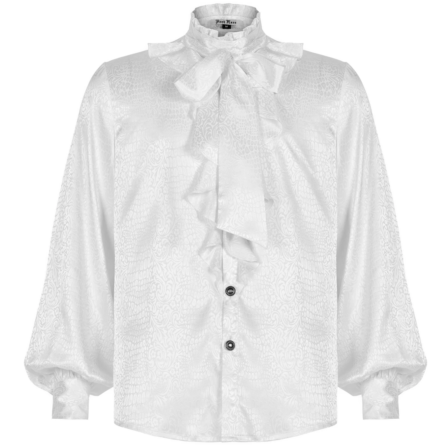 Chemise 'Valerian' En Jacquard Blanche 17 Chemise 'Valerian' En Jacquard Blanche – Image 15