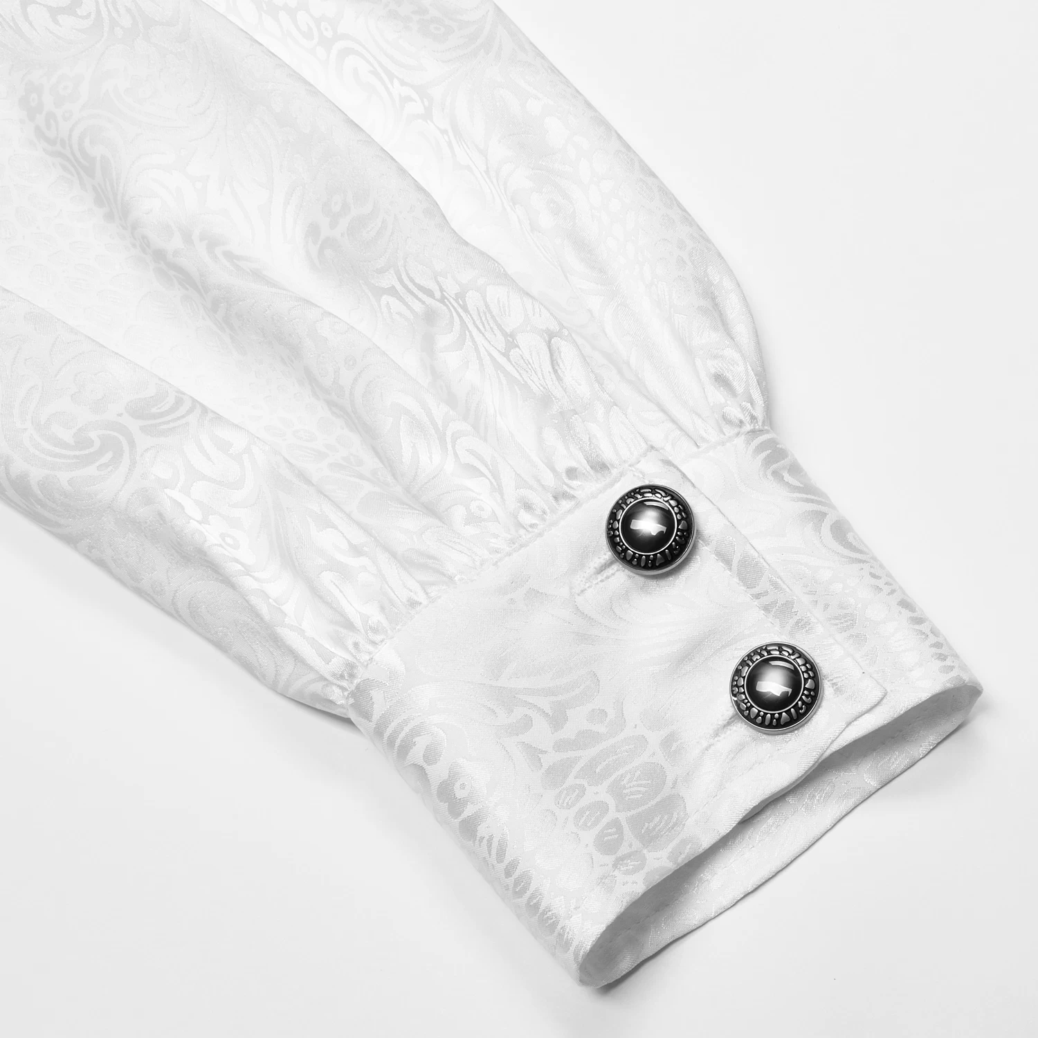 Chemise 'Valerian' En Jacquard Blanche 19 Chemise 'Valerian' En Jacquard Blanche – Image 17