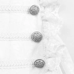 Chemise 'Vampyr' Blanche 34 Chemise 'Vampyr' Blanche -Magasin De Mode chemise vampyr blanche 14